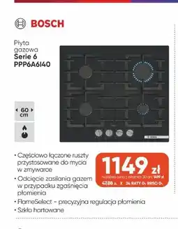 Max Elektro Płyta gazowa Bosch Serie 6 PPP6A6I40 oferta