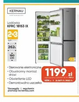 Max Elektro Lodówka Kernau Kfrc 18153 Ix oferta
