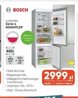 Max Elektro Lodówka Bosch Serie 4 KGN497LDF oferta