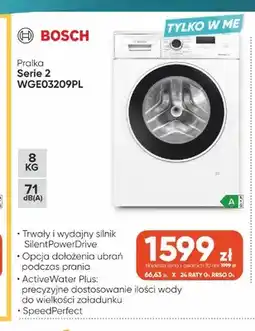 Max Elektro Pralka Bosch Serie 2 WGE03209PL oferta