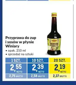 Makro Przyprawa do zup i sosów w płynie Winiary oferta