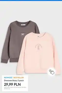 Sinsay Dresowe bluzy Sinsay 2-pak oferta
