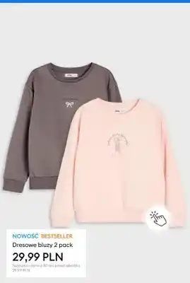 Dresowe bluzy Sinsay 2-pak