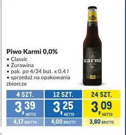 Makro Piwo bezalkoholowe Karmi Classic oferta