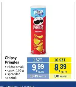 Makro Chipsy Pringles oferta