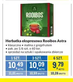 Makro Herbatka ekspresowa Rooibos Astra klasyczna oferta