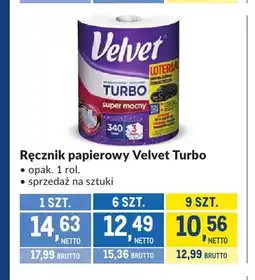 Makro Ręcznik papierowy Velvet Turbo oferta