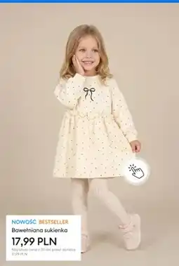 Sinsay Bawełniana sukienka oferta