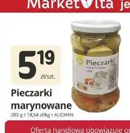 Marketvita Pieczarki marynowane Auchan oferta