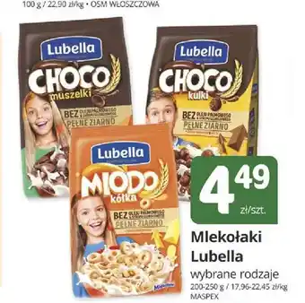 Płatki śniadaniowe Mlekołaki Lubella Choco kulki