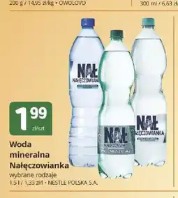 Marketvita Woda mineralna niegazowana Nałęczowianka oferta