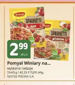 Marketvita Pomysł Winiary na... Spaghetti Napoli oferta