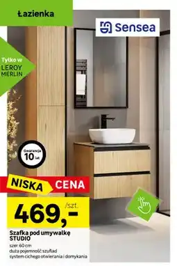 Leroy Merlin Szafka pod umywalkę Sensea Studio oferta