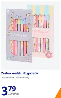 Action Zestaw kredek i długopisów 10 elementów oferta