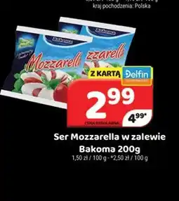 Delfin Ser mozzarella w zalewie Bakoma oferta