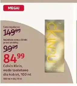 Rossmann Woda toaletowa dla kobiet Calvin Klein oferta