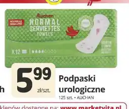 Marketvita Podpaski urologiczne Auchan oferta