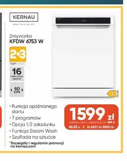 Max Elektro Zmywarka Kernau Kfdw 6753W oferta