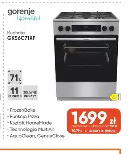 Max Elektro Kuchnia Gorenje GKS6C71XF oferta