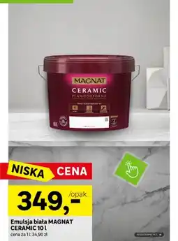 Leroy Merlin Emulsja biała Magnat Ceramic oferta