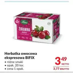 Makro Herbatka owocowa ekspresowa BiFiX oferta
