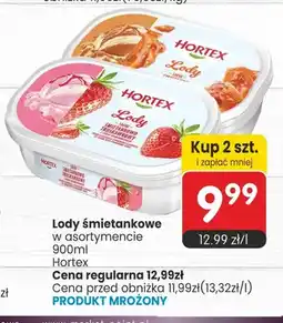 Market Point Lody śmietankowo-truskawkowe Hortex oferta