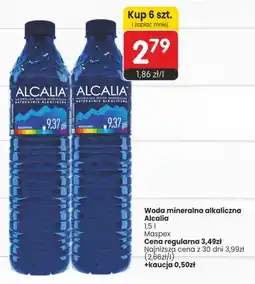 Market Point Woda mineralna niegazowana alkaliczna Alcalia oferta