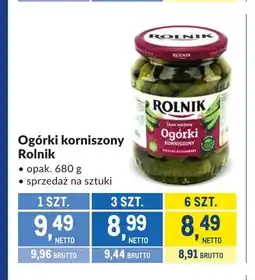 Makro Ogórki korniszony Rolnik oferta