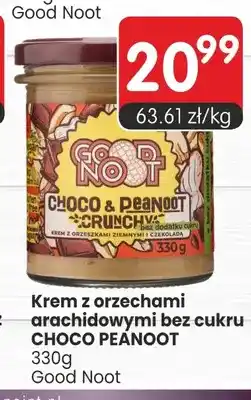 Market Point Krem z orzechami arachidowymi bez cukru Choco Peanoot Good Noot oferta