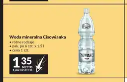 Makro Woda mineralna Cisowianka oferta