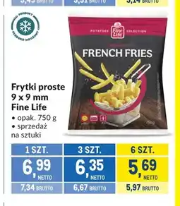 Makro Frytki proste 9x9 mm Fine Life oferta