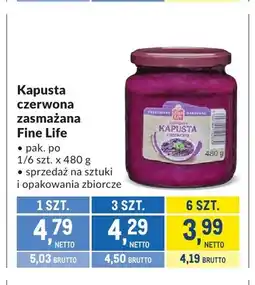 Makro Kapusta czerwona zasmażana Fine Life oferta