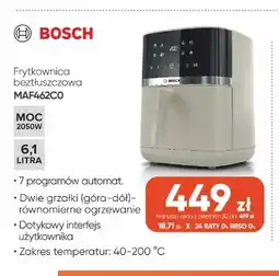 Max Elektro Frytkownica beztłuszczowa Bosch MAF462CO oferta