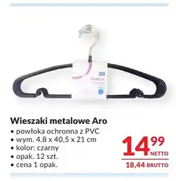 Makro Wieszaki metalowe Aro 12-pak oferta