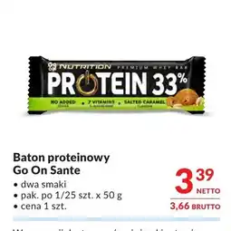Makro Baton proteinowy Go On Sante oferta