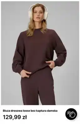 4F Bluza dresowa loose bez kaptura damska 4F oferta