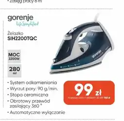 Max Elektro Żelazko Gorenje SIH2200TQC oferta