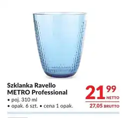 Makro Szklanki Metro Professional Ravello 6-pak oferta