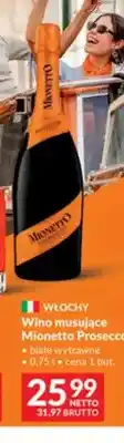Wino musujące Mionetto Prosecco białe wytrawne