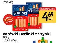 Społem Częstochowa Parówki Berlinki z szynki oferta