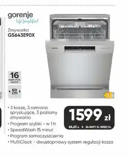 Max Elektro Zmywarka Gorenje GS643E90X oferta