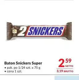 Makro Baton Snickers Super oferta