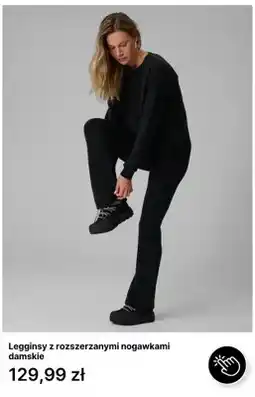4F Legginsy z rozszerzanymi nogawkami damskie oferta