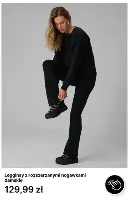 Legginsy z rozszerzanymi nogawkami damskie