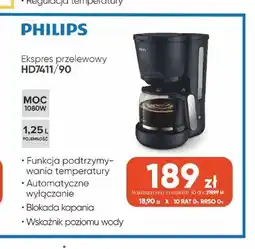 Max Elektro Ekspres przelewowy Philips HD7411/90 oferta
