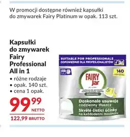 Makro Kapsułki do zmywarek Fairy Professional All in 1 oferta