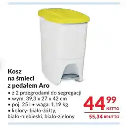 Makro Kosz na śmieci z pedałem Aro oferta