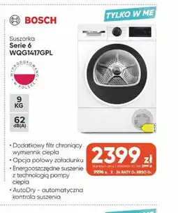 Max Elektro Suszarka Bosch Serie 6 WQG1417GPL oferta