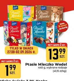 Społem Częstochowa Ptasie Mleczko waniliowe E.Wedel oferta
