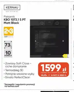 Max Elektro Piekarnik Kernau Kbo 1073,1 S Pt Matt Black oferta
